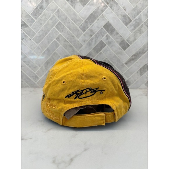 NASCAR M&Ms Hat Kyle Busch #18 Chase Authentic Full Embroidered Advertising‎ Y2K - Picture 3 of 6